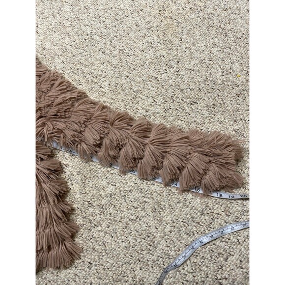 Shaggy Fringe Faux Fur Jacket – Festive Holiday Party Dressy, Vintage Glam M - Picture 10 of 12